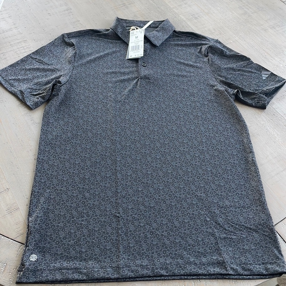 ULTIMATE365 ALLOVER PRINT GOLF POLO SHIRT NWT